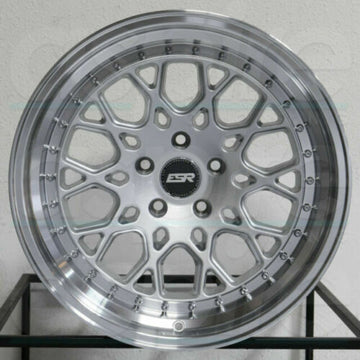 18x8.5 5x100 +30 ESR CS3 18" Silver Wheels For Corolla Camry Celica TC VW Golf