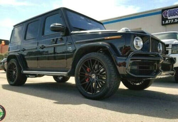 22x10.5 RF13 Wheels Fit Mercedes G500 G550 G55 G63 Wagon Gloss Black 22" Rims