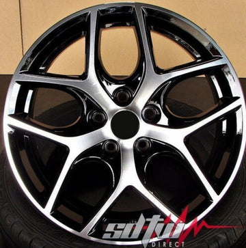 17x7 SVT Style Wheels Black Macined fits Ford Fusion Focus 5x108 Rims 17" Set 4