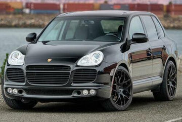 22" Ruger Mesh Avant Garde Black Concave Wheels Rims Set Fits Porsche Cayenne