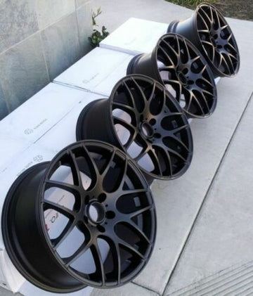 19x9.5 MRR U02 Wheels Matte Black 19" 5x115 +40 Eurotek Rims Set 4