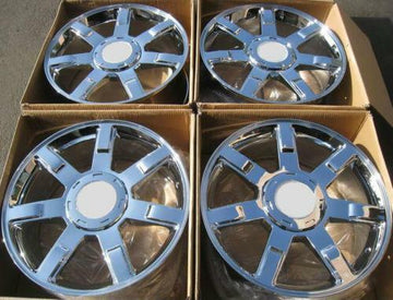 22" Chrome Wheels Set Fits Cadillac Escalade 1999 - 2017 (Set of 4 Rims)