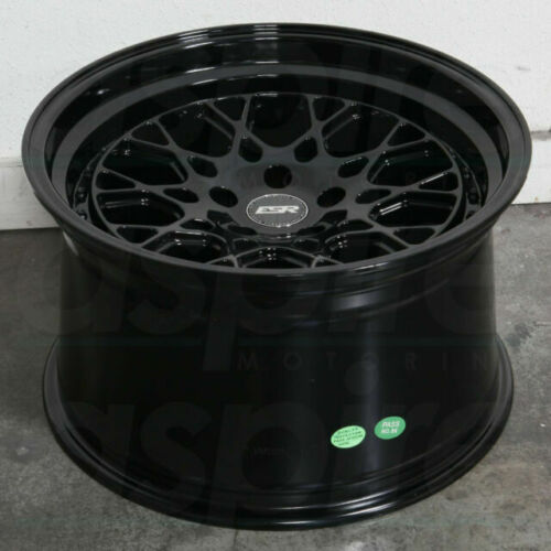 ESR CS3 Wheels 18x9.5 +22 5x114.3 Gloss Black Deep Dish 18 Inch Rims S ...