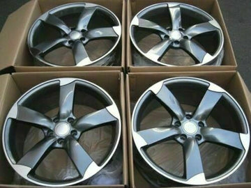 19x8.5 Wheels Fit Audi A8 A6 A4 A5 Q5 VW CC Tiguan 5x112 +35 Rims 19 Inch Set 4