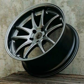 AODHAN DS02 Wheels 19x9.5 / 19x11 5x114.3 +15 Hyperblack 19 Inch Rims Set 4