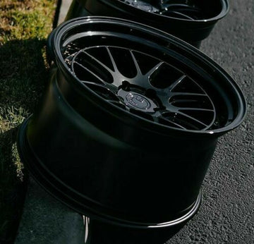 19x11 +22  5x114.3  AodHan DS06 Wheels Gloss Black Concave 19 Inch Rims Set 4