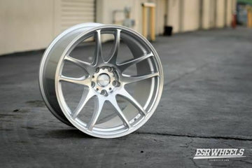 18x10.5 ESR SR08 Wheels Machined Face 18 Inch +22 5x120 Concave Rims Set 4