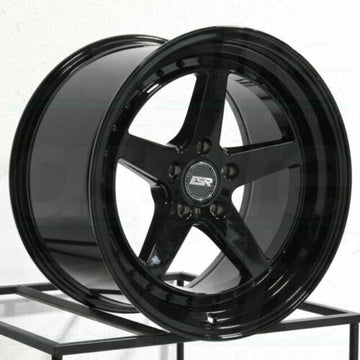 18x8.5 5x114.3 +30 ESR CS5 18" Black Wheels For Honda Accord Civic Lexus Nissan