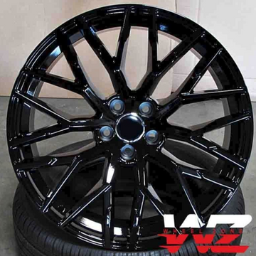 20" Wheels Fit Audi A4 A5 S4 S5 A6 A7 A8 Q5 Atlas VW CC 20x9.0 5x112 Black Set