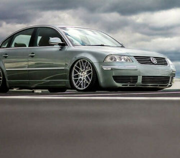 19x8.5 MRR GF7 Wheels Silver Machined 19" 5x112 +35 Ground Force Rims Set 4