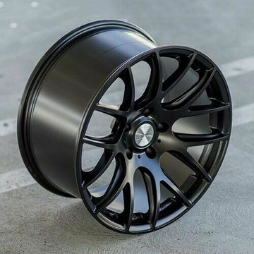 19 ESR SR12 Matte Black Wheels 19x10.5 +22 5x114.3 Concave Rims Set 4