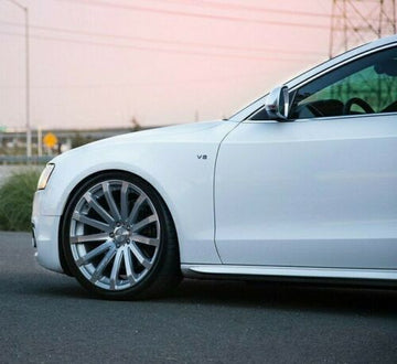 18" MRR HR9 Wheels 18x9.5 +20 5x120 Silver Machined Rims Set (4)