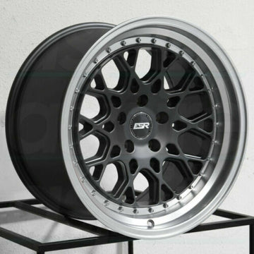 18x8.5 5x100 +30 ESR CS3 18" Graphite Wheels For Corolla Camry Celica TC Golf