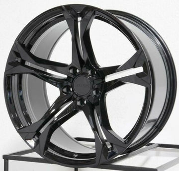 One 20" MRR M017 Rim Single Spare Gloss Black 20X11 5x120 +43