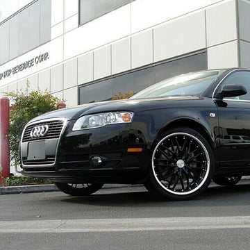 18" Black MRR GT1 Wheels Fit Audi A3 A4 VW Passat EOS GTI 18x8.5 5x112 (Set 4)