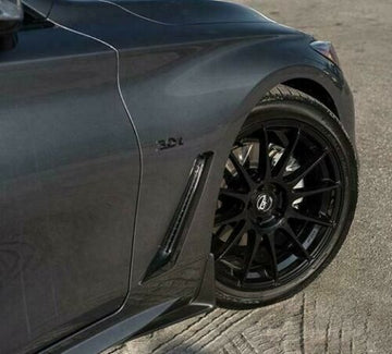 20" MRR GF6 Wheels Gloss Black 20X9 5X112 +25 Ground Force Rims Set 4