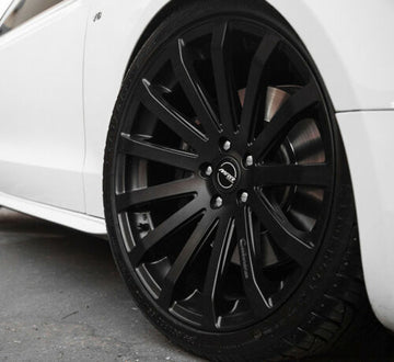 18" MRR HR9 Wheels Fits Audi A3 A4 A5 TT Q3 18x8.5 +32 5x112 Black rims set (4)