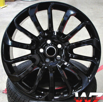 22" Black Wheels Fit Range Land Rover HSE Sport Super Charger 5x120 (Rims Set 4)