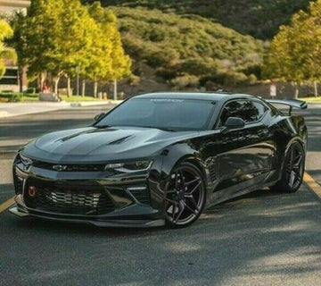 20x10 / 20x11 MRR Flow Forge M755 fit Camaro 5x120 23/43 Black 20 In Wheels Set