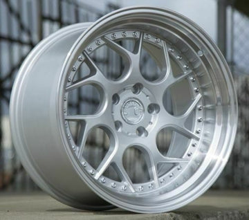Aodhan DS01 Wheels 18x9.5 / 18x10.5 5x114.3 +15 Rims 18 Inch Silver Set 4