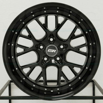 ESR CS11 Gloss Black Wheels 18x8.5 +30 5x120 18 Inch Rims Set 4