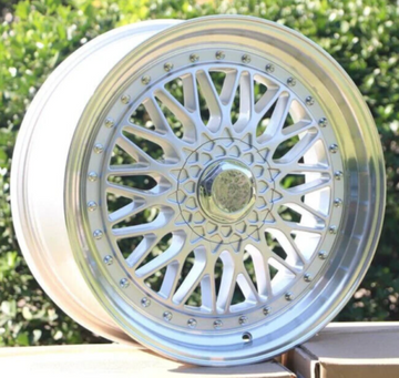 19" Wheels 19x8.5 +35 5x114.3 / 5x120 For Honda Accord Camry RS Style Silver Set