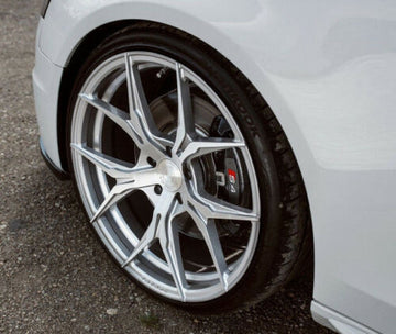 20" 20x10 +33 Rohana RFX5 5x112 Brushed Titanium Rotary Wheels For Audi S4 S5 TT