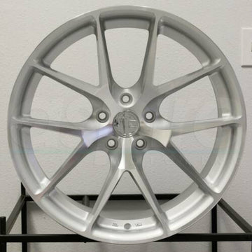 18 Inch Aodhan AFF7 Silver Machined Wheels 18x8.5 +35 5x114.3 Rims Set 4