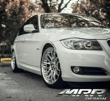 19x8.5/19x9.5 MRR GT7 Silver Wheels For BMW E90 E92 328 330 335 Z4 Rims Set 4