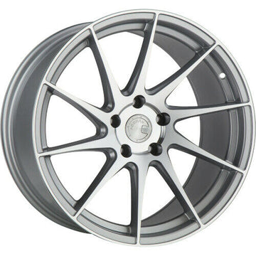 Aodhan AH09 18x8.5 +35 5x108 Silver Directional 18 Inch Wheels Rims Set 4
