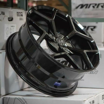 ONE 22x10 MRR Mesh Gloss Black Wheel Spare Fit Silverado 1500 6x135 / 6x139.7