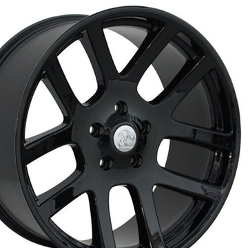 22" Black Wheels Fits Dodge Ram 1500 Dakota Durango Chrysler Aspen Rims Set Of 4