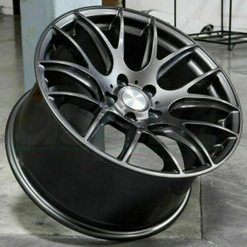 19 ESR SR12 Gun Metal Wheels 19x9.5 +22 5x120 Rims Set 4