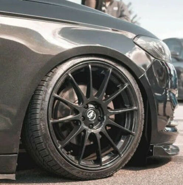 19" MRR GF6 Gloss Black Wheels 19x8.5 5x120 +20 Ground Force Rims Set 4